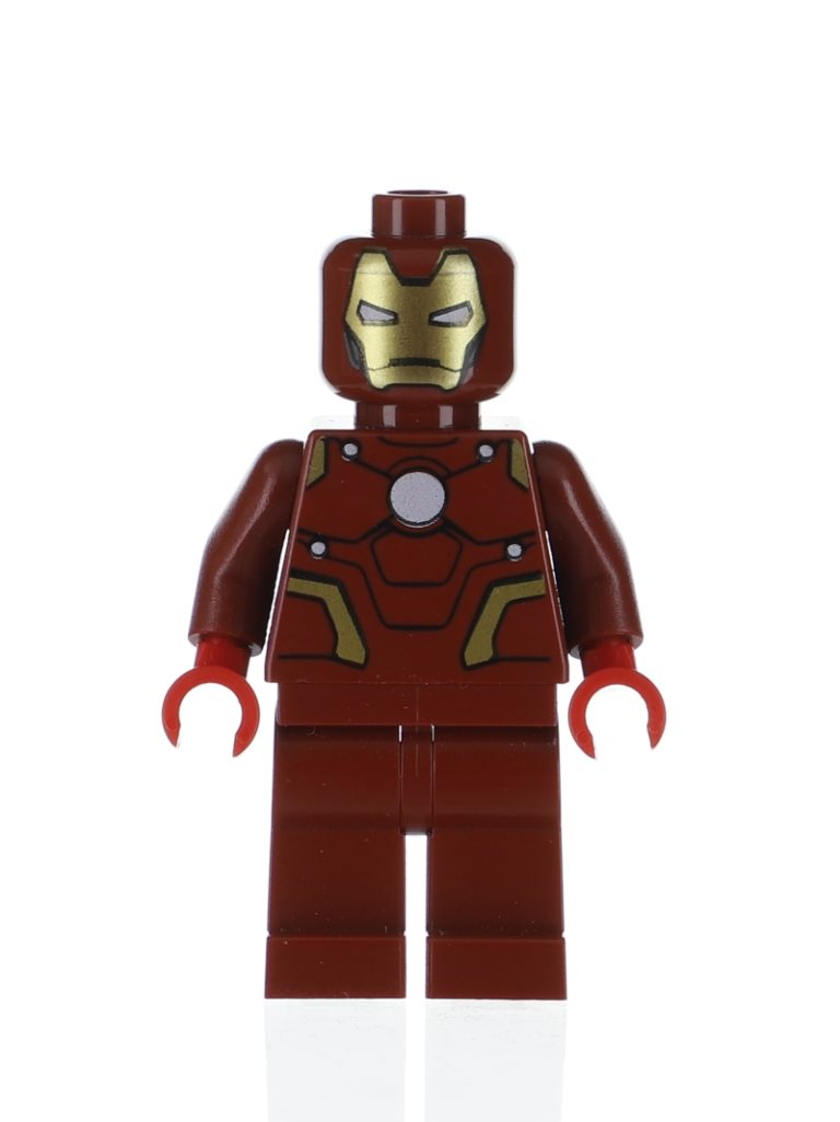 lego robot iron man mini