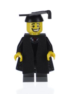 graduate minifigure