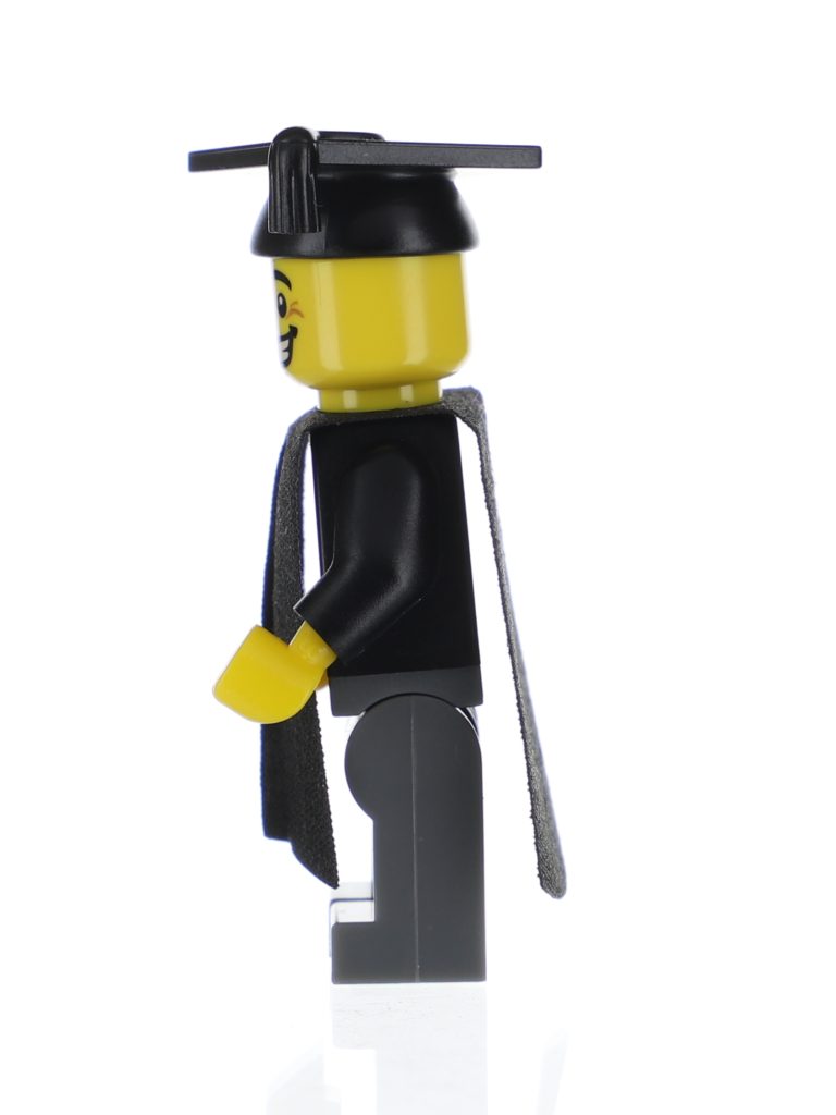 graduate minifigure