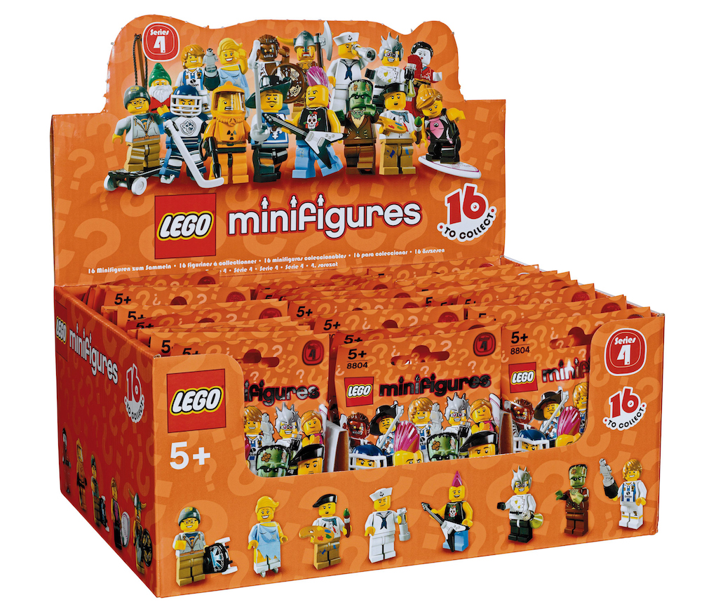 LEGO MINIFIGURES - Series 4 -COMPLETE SET of 16 Figures 8804 New & Sealed! 