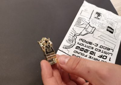Opening 1 of 10,000 ever existing gold C3P0 Minifigure